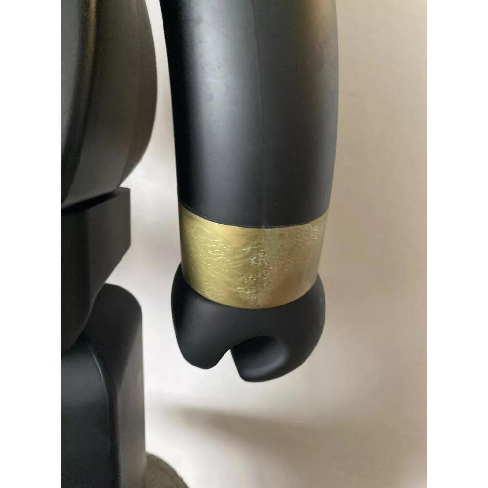 BEARBRICK BE@RBRICK MASTERMIND X SENSE 1000% BLACK GOLD Scull JAPAN - Picture 9 of 9